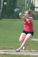 Die Niederländische Spitzenwerferin Wendy Koolhaas im vergangenen Jahr beim Frühlingswerfertag in Delmenhorst